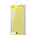 Baseus Frosted Glass Case Cover for iPhone 13 Pro Max Hard Cover with Gel Frame Transparent (ARWS000802) - Cell phone