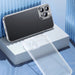 Baseus Frosted Glass Case Cover for iPhone 13 Pro Max Hard Cover with Gel Frame Transparent (ARWS000802) - Cell phone