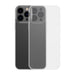 Baseus Frosted Glass Case Cover for iPhone 13 Pro Max Hard Cover with Gel Frame Transparent (ARWS000802) - Cell phone