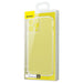 Baseus Frosted Glass Case Cover for iPhone 13 Pro Max Hard Cover with Gel Frame Transparent (ARWS000202) - Cell phone