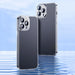 Baseus Frosted Glass Case Cover for iPhone 13 Pro Max Hard Cover with Gel Frame black (ARWS001101) - Cell phone cases