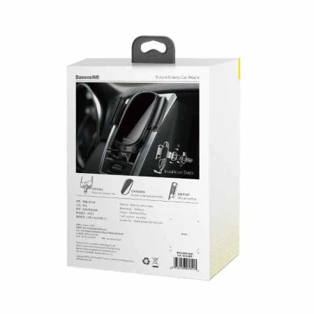 Baseus Future Gravity Car Mount Gravitational car holder (black) - Phone holders<<<Car accessories<<<InnproXML&&&Cell