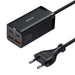 Baseus GaN3 Pro wall charger 2xUSB-C + 2xUSB 100W (black) - mains chargers<<<Chargers<<<GSM