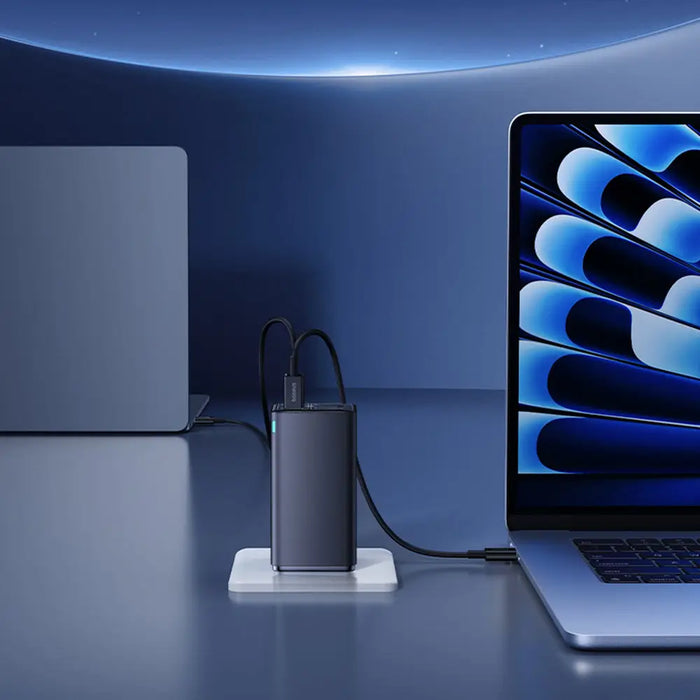 Baseus GaN6 Pro Charger 100W 2 x USB-C 2 x USB-A with Black USB-C Cable 100W 1m - Black - Cell phone USB