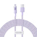 Baseus Gem USB to IP 2.4A fast charging cable 2 m Purple - USB cablesAKG-KAB<<<GSM accessoriesAKG<<<ActionPL