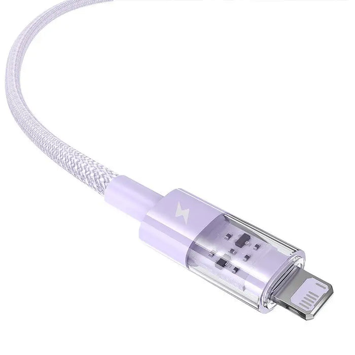 Baseus Gem USB to IP 2.4A fast charging cable 2 m Purple - USB cablesAKG-KAB<<<GSM accessoriesAKG<<<ActionPL