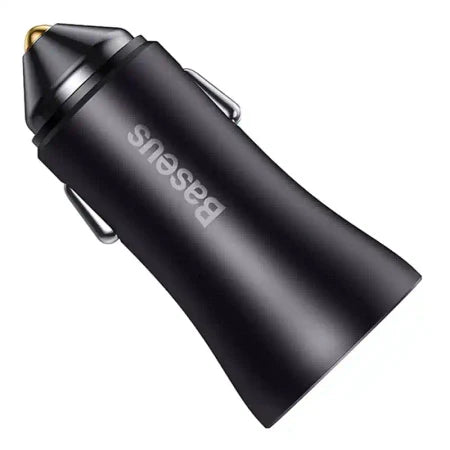 Baseus Golden Contactor Max car charger 2x USB 60W (gray) - Car chargers<<<Chargers<<<GSM Accessories<<<InnproXML&&&Car