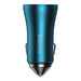 Baseus Golden Contactor Pro car charger 2x USB-C 40W (blue) - Car chargers<<<Chargers<<<GSM