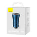 Baseus Golden Contactor Pro car charger 2x USB-C 40W (blue) - Car chargers<<<Chargers<<<GSM
