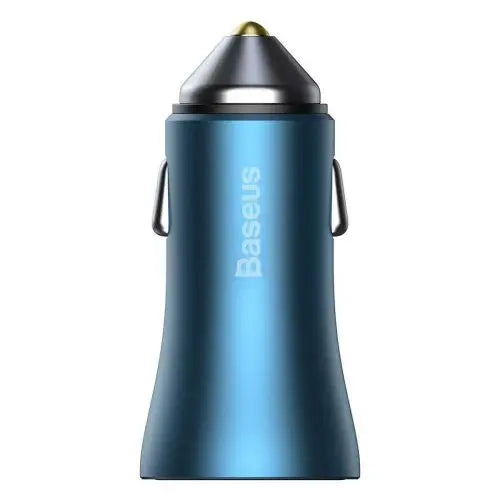 Baseus Golden Contactor Pro car charger USB + USB-C QC4.0+ PD SCP 40W (blue) - Car charger<<<Основна<<<DunaXML&&&Car