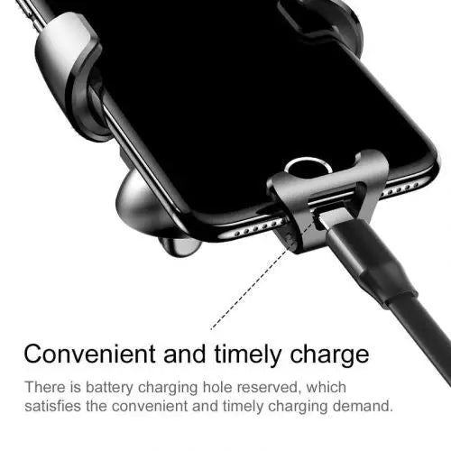Baseus gravitational grip on the car grid - black - Car mount<<<Accessories<<<Основна<<<DunaXML&&&Phone holders<<<Car
