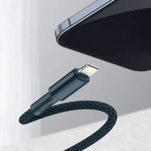 Baseus High Density Braided Cable Type-C to Lightning PD 20W 1m (blue) - USB-C to Lightning<<<USB cables<<<GSM