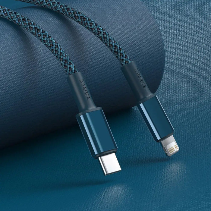 Baseus High Density Braided Cable Type-C to Lightning PD 20W 1m (blue) - USB-C to Lightning<<<USB cables<<<GSM