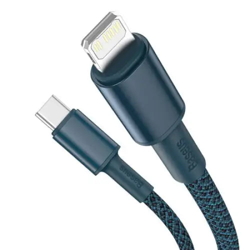 Baseus High Density Braided Cable Type-C to Lightning PD 20W 1m (blue) - USB-C to Lightning<<<USB cables<<<GSM