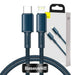 Baseus High Density Braided Cable Type-C to Lightning PD 20W 1m (blue) - USB-C to Lightning<<<USB cables<<<GSM