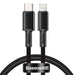 Baseus High Density Braided Cable Type-C to Lightning PD 20W 1m (Black) - USB-C to Lightning<<<USB cables<<<GSM