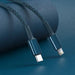 Baseus High Density Braided Cable Type-C to Lightning PD 20W 1m (blue) - USB-C to Lightning<<<USB cables<<<GSM