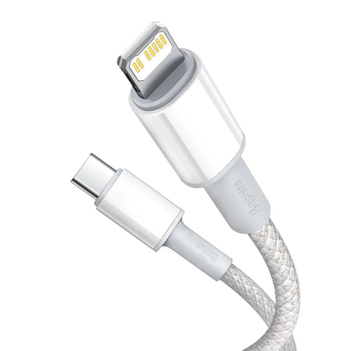 Baseus High Density Braided Cable Type-C to Lightning PD 20W 1m (white) - USB-C to Lightning<<<USB cables<<<GSM