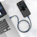 Baseus High Density Braided Cable Type-C to Lightning PD 20W 1m (blue) - USB-C to Lightning<<<USB cables<<<GSM