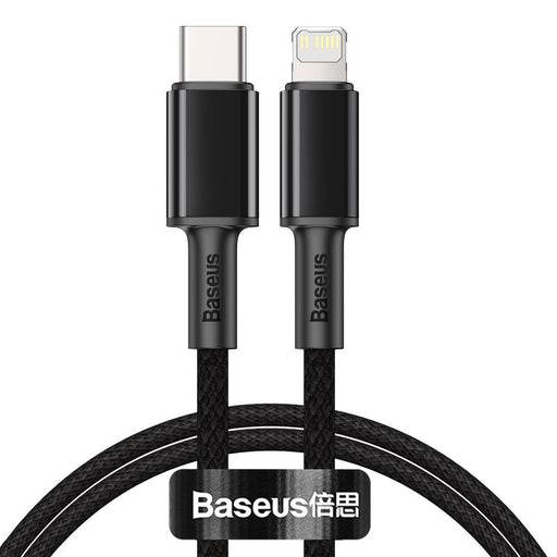 Baseus High Density Braided Cable Type-C to Lightning PD 20W 2m (Black) - USB-C to Lightning<<<USB cables<<<GSM