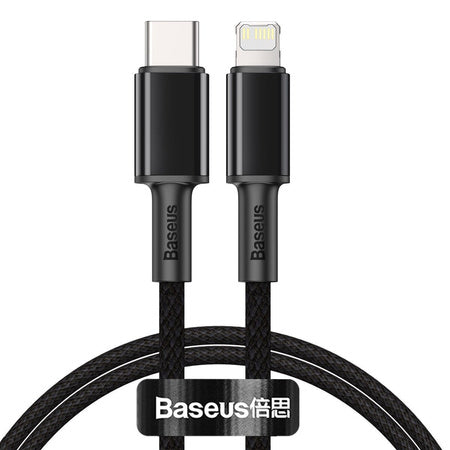 Baseus High Density Braided Cable Type-C to Lightning PD 20W 2m (Black) - USB-C to Lightning<<<USB cables<<<GSM