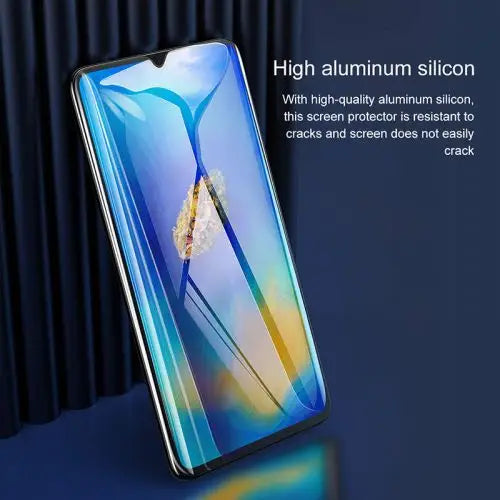 Baseus Huawei Mate 20 0.3 mm All-screen Arc-surface Anti-Bluelight T-Glass Black (SGHWMATE20-KB01) - Huawei