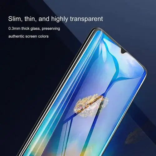Baseus Huawei Mate 20 0.3 mm All-screen Arc-surface Anti-Bluelight T-Glass Black (SGHWMATE20-KB01) - Huawei