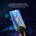 Baseus Huawei Mate 20 0.3 mm All-screen Arc-surface Anti-Bluelight T-Glass Black (SGHWMATE20-KB01) - Huawei