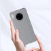 Baseus Huawei Mate 30 case Jelly Liquid Silica Gel Transparent Black (WIHWMATE30-GD01) - Huawei
