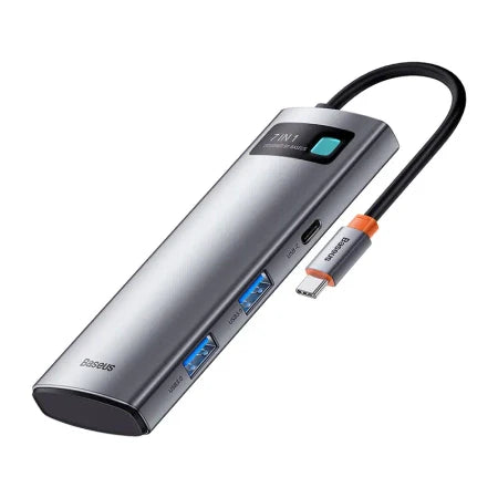 Baseus Hub Adapter 7in1 USB-C to 2x USB 3.0 + HDMI + USB-C PD - Hubs<<<IT Accessories<<<InnproXML&&&USB