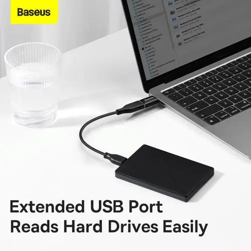 Baseus Ingenuity USB-C to USB-A adapter OTG (Black) - Converter<<<Accessories<<<Основна<<<DunaXML&&&Аксесоари за