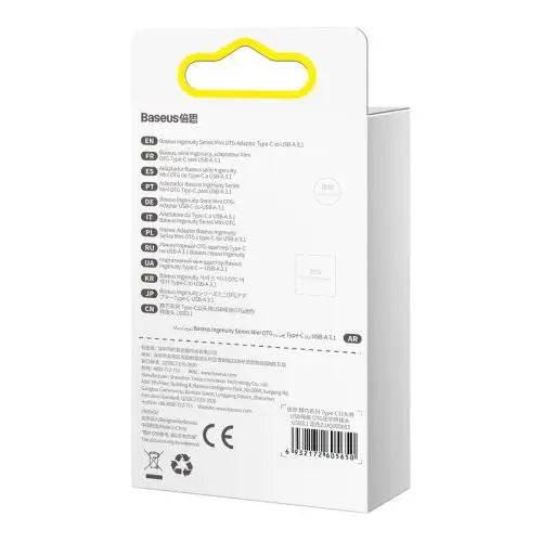 Baseus Ingenuity USB-C to USB-A adapter OTG (blue) - Converter<<<Accessories<<<Основна<<<DunaXML&&&Adapters connectors