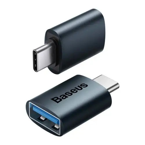 Baseus Ingenuity USB-C to USB-A adapter OTG (blue) - Converter<<<Accessories<<<Основна<<<DunaXML&&&Adapters connectors