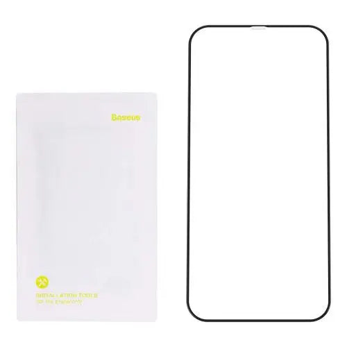 Baseus iPhone 12 mini 0.25 mm Full-screen full-glass Tempered Glass (2pcs) Black (SGAPIPH54N-KC01) - iPhone 12