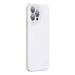 Baseus iPhone 13 Pro case Liquid Silica Gel Protective White (ARYT000402) - iPhone 13