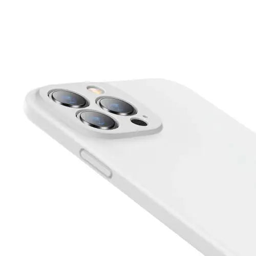 Baseus iPhone 13 Pro case Liquid Silica Gel Protective White (ARYT000402) - iPhone 13