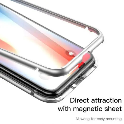 Baseus iPhone X case Magnetite hardware Silver (WIAPIPHX-CS0S) - iPhone X/Xs acc<<<Accessories<<<Основна<<<DunaXML