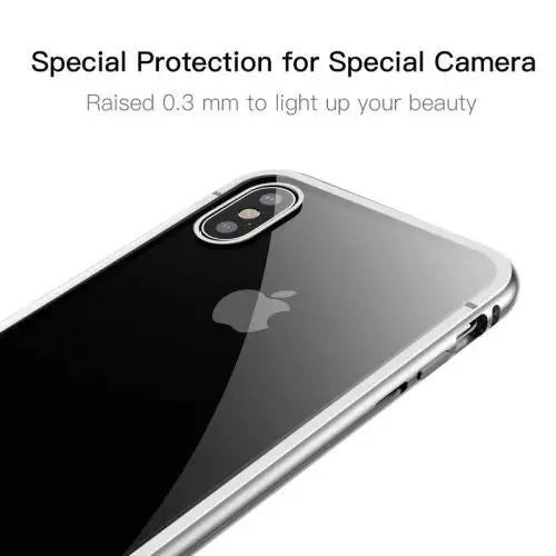 Baseus iPhone X case Magnetite hardware Silver (WIAPIPHX-CS0S) - iPhone X/Xs acc<<<Accessories<<<Основна<<<DunaXML