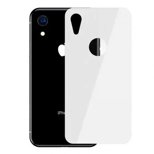 Baseus iPhone Xr 0.3 mm Full coverage curved T-Glass rear Protector White (SGAPIPH61-BM02) - iPhone Xr