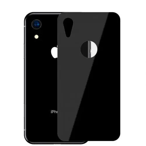 Baseus iPhone Xr 0.3 mm Full coverage curved T-Glass rear Protector Black (SGAPIPH61-BM01) - iPhone Xr
