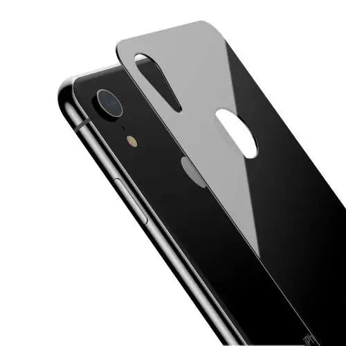 Baseus iPhone Xr 0.3 mm Full coverage curved T-Glass rear Protector Black (SGAPIPH61-BM01) - iPhone Xr