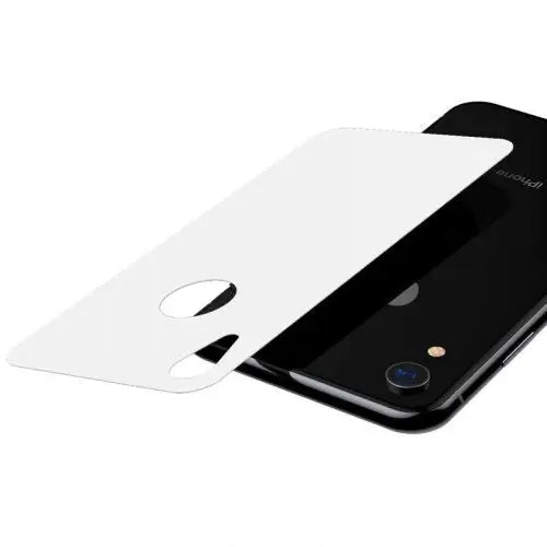 Baseus iPhone Xr 0.3 mm Full coverage curved T-Glass rear Protector White (SGAPIPH61-BM02) - iPhone Xr