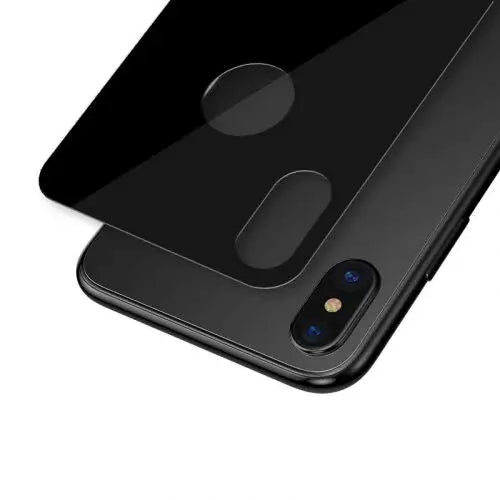 Baseus iPhone Xs 0.3 mm Full coverage curved T-Glass rear Protector Black (SGAPIPH58-BM01) - iPhone X/Xs
