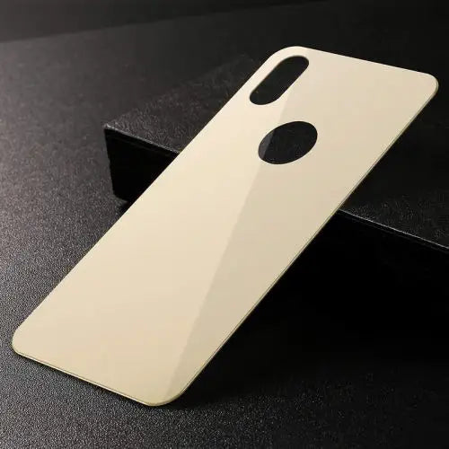 Baseus iPhone Xs 0.3 mm Full coverage curved T-Glass rear Protector Gold (SGAPIPH58-BM0V) - iPhone X/Xs