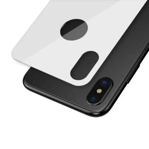 Baseus iPhone Xs 0.3 mm Full coverage curved T-Glass rear Protector White(SGAPIPH58-BM02) - iPhone X/Xs