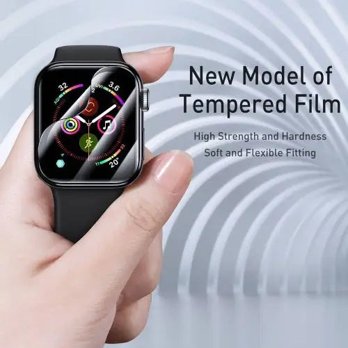 Baseus iWatch 0.2 mm Full-screen curved T-Glass soft screen protector 40mm Black (SGAPWA4-G01)