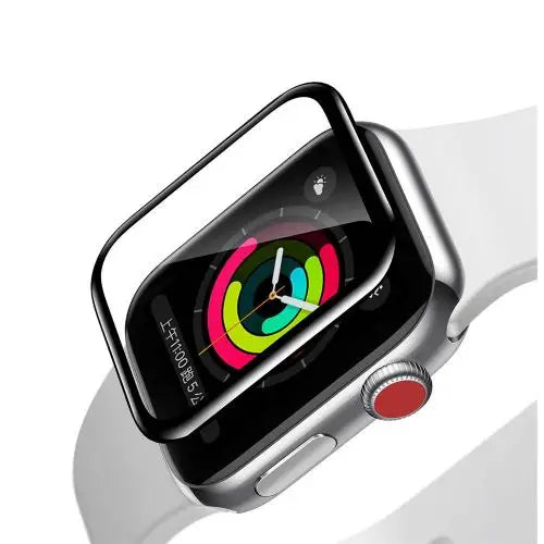 Baseus iWatch 0.2 mm Full-screen curved T-Glass soft screen protector 42mm Black (SGAPWA4-F01)