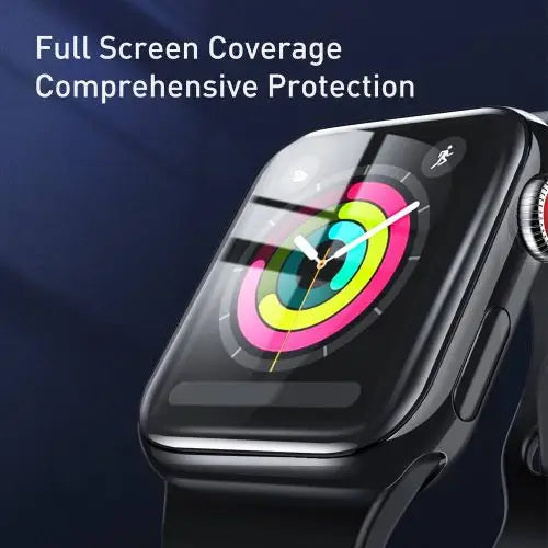 Baseus iWatch 0.2 mm Full-screen curved T-Glass soft screen protector 42mm Black (SGAPWA4-F01)