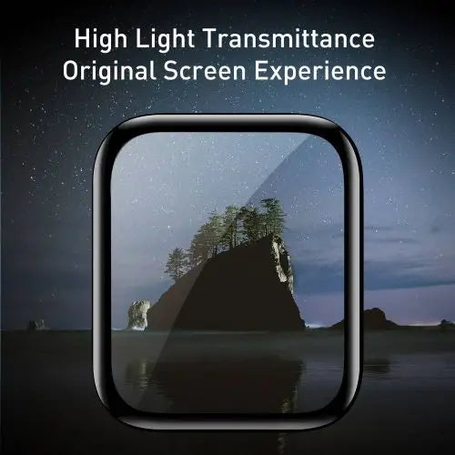 Baseus iWatch 0.2 mm Full-screen curved T-Glass soft screen protector 42mm Black (SGAPWA4-F01)