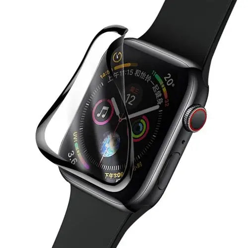 Baseus iWatch 0.2 mm Full-screen curved T-Glass soft screen protector 44mm Black (SGAPWA4-H01)